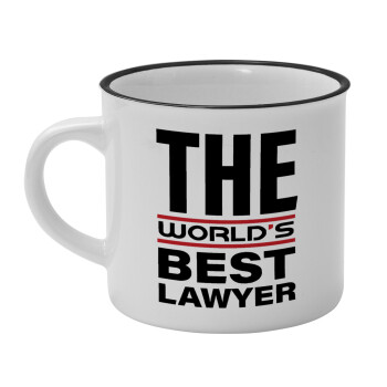 The world's best Lawyer, Κούπα κεραμική vintage Λευκή/Μαύρη 230ml