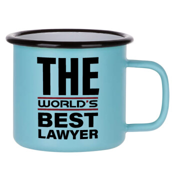 The world's best Lawyer, Κούπα Μεταλλική εμαγιέ ΜΑΤ σιέλ 360ml