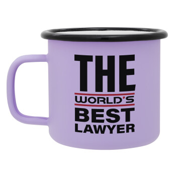 The world's best Lawyer, Κούπα Μεταλλική εμαγιέ ΜΑΤ Light Pastel Purple 360ml