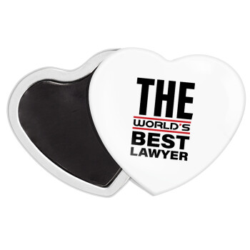 The world's best Lawyer, Μαγνητάκι καρδιά (57x52mm)