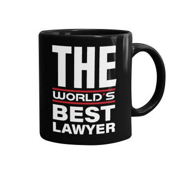 The world's best Lawyer, Mug black, ceramic, 330ml