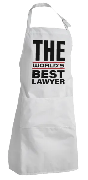 The world's best Lawyer — Ποδιά μαγειρικής Σεφ Ολόσωμη Ενήλικων (με ρυθμιστικά και 2 τσέπες, one size)