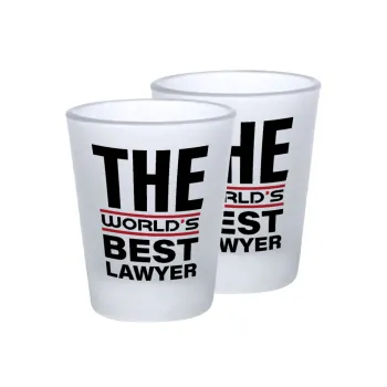 The world's best Lawyer, Σφηνοπότηρα γυάλινα 45ml του πάγου (2 τεμάχια)