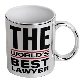 The world's best Lawyer, Κούπα κεραμική, ασημένια καθρέπτης, 330ml