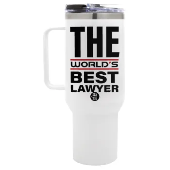 The world's best Lawyer, Mega Tumbler με καπάκι, διπλού τοιχώματος (θερμό) 1,2L
