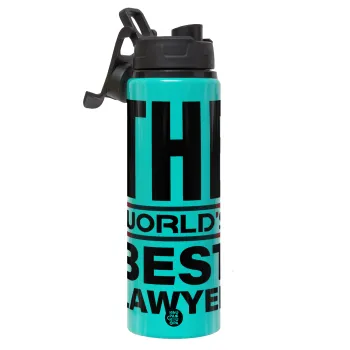 The world's best Lawyer, Μεταλλικό παγούρι νερού με καπάκι ασφαλείας, αλουμινίου 850ml