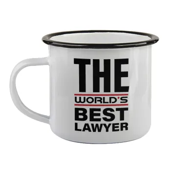 The world's best Lawyer, Κούπα εμαγιέ με μαύρο χείλος 360ml