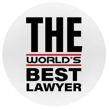 The world's best Lawyer, Mousepad Round 20cm