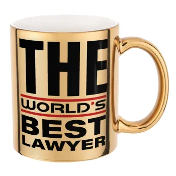 The world's best Lawyer, Mug ceramic, gold mirror, 330ml