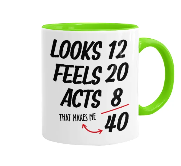 Looks, feels, acts LIKE your AGE — 1
