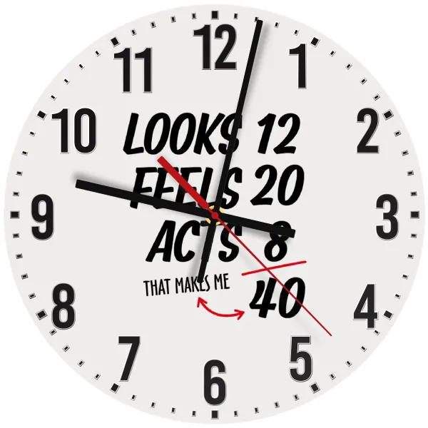 Looks, feels, acts LIKE your AGE — 1