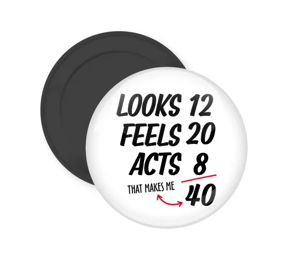 Looks, feels, acts LIKE your AGE — 1