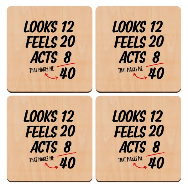 Looks, feels, acts LIKE your AGE — 1