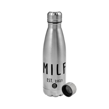 MILF, Μεταλλικό παγούρι νερού, ανοξείδωτο ατσάλι, 750ml