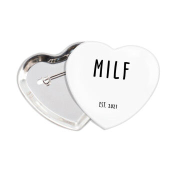 MILF, Κονκάρδα παραμάνα καρδιά (57x52mm)