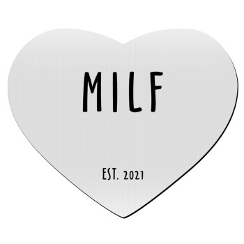 MILF, Mousepad καρδιά 23x20cm