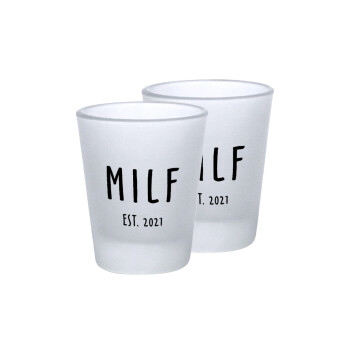 MILF, Σφηνοπότηρα γυάλινα 45ml του πάγου (2 τεμάχια)