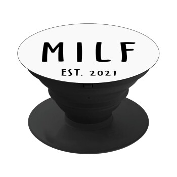 MILF, Phone Holders Stand  Black Hand-held Mobile Phone Holder