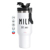Mega Stainless steel Tumbler with lid, double wall 1,2L