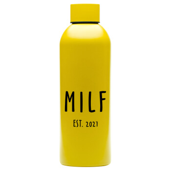 MILF, Μεταλλικό παγούρι νερού, 304 Stainless Steel 800ml