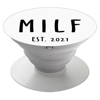 MILF, Phone Holders Stand  Λευκό Βάση Στήριξης Κινητού στο Χέρι