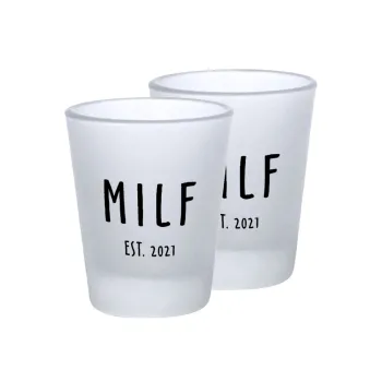 MILF, Σφηνοπότηρα γυάλινα 45ml του πάγου (2 τεμάχια)