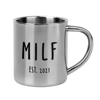 MILF, Mug Stainless steel double wall 300ml
