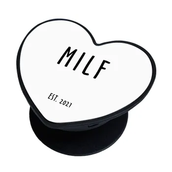 MILF, Phone Holders Stand  καρδιά Μαύρο Βάση Στήριξης Κινητού στο Χέρι