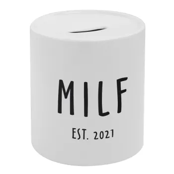 MILF, Κουμπαράς πορσελάνης με τάπα