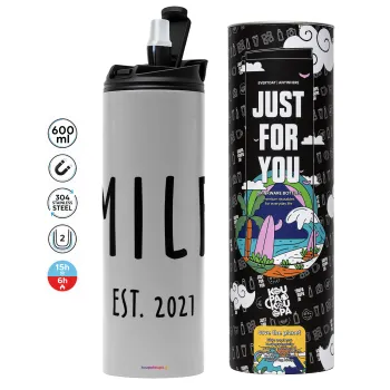 MILF, Tumbler stainless steel GREY 600ml