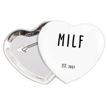 MILF, Κονκάρδα παραμάνα καρδιά (57x52mm)