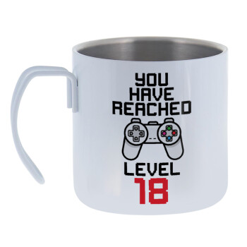 You have Reached level AGE, Mug Stainless steel double wall 400ml