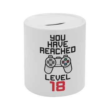 You have Reached level AGE, Κουμπαράς πορσελάνης με τάπα