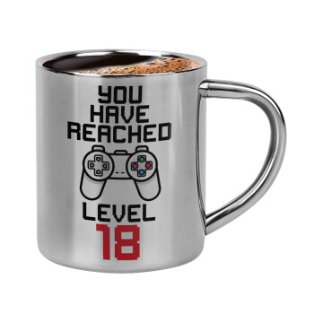 You have Reached level AGE, Double-wall metal cup for espresso (220ml)