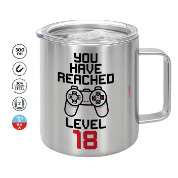 You have Reached level AGE, Mug Stainless steel double wall 300ml