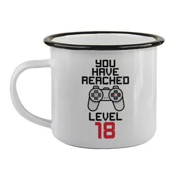 You have Reached level AGE, Κούπα εμαγιέ με μαύρο χείλος 360ml