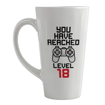 You have Reached level AGE, Κούπα κωνική Latte Μεγάλη, κεραμική, 450ml