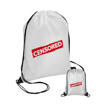 Censored, Τσάντα πουγκί με μαύρα κορδόνια (1 τεμάχιο)