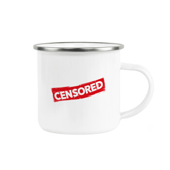 Censored, Κούπα Μεταλλική εμαγιέ λευκη 360ml