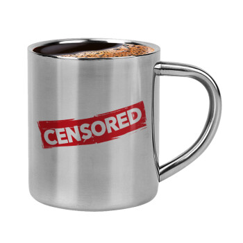 Censored, Κουπάκι μεταλλικό διπλού τοιχώματος για espresso (220ml)
