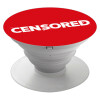 Censored, Pop Socket Λευκό Βάση Στήριξης Κινητού στο Χέρι