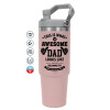 Pink color, 890ml (30oz) stainless Steel Tumbler with Handle