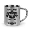 Mug Stainless steel double wall 300ml
