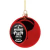 Christmas tree ball Red 8cm