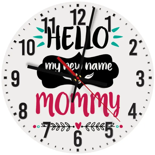 Hello, my new name is Mommy — 1