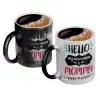 Color changing magic Mug, ceramic, 330ml when adding hot liquid inside, the black colour desappears (1 pcs)