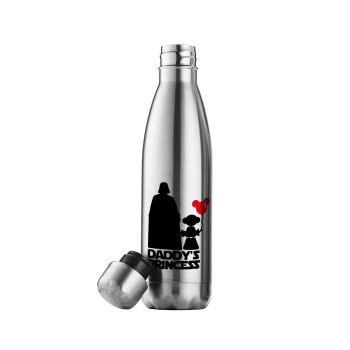 Daddy's princess, Inox (Stainless steel) double-walled metal mug, 500ml