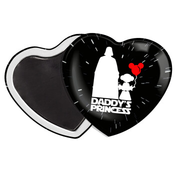 Daddy's princess, Μαγνητάκι καρδιά (57x52mm)