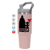 Pink color, 890ml (30oz) stainless Steel Tumbler with Handle