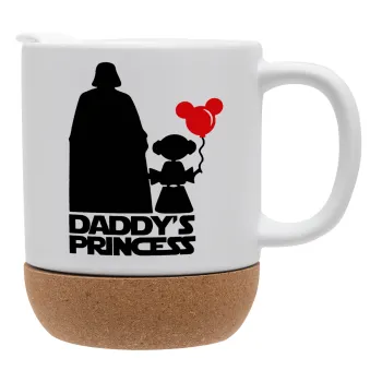 Daddy's princess, Ceramic coffee mug Cork (MAT), 330ml